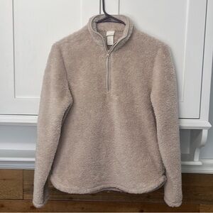 H&M Cream Fleece Sweater